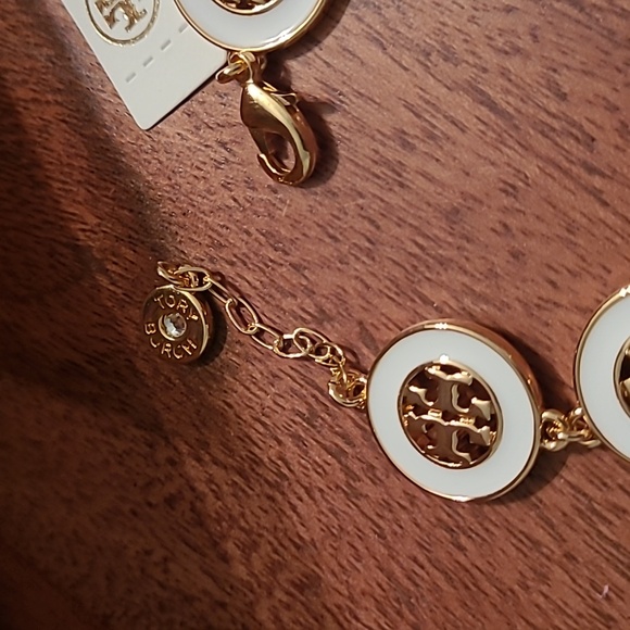 Tory Burch Gold and White Bracelet - Picture 2 of 4
